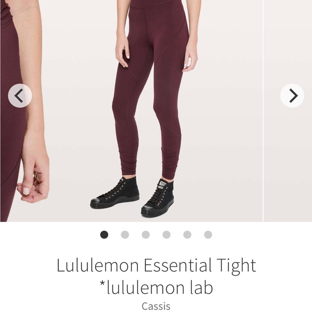 SOLD Lululemon Essential Tight Cassis
